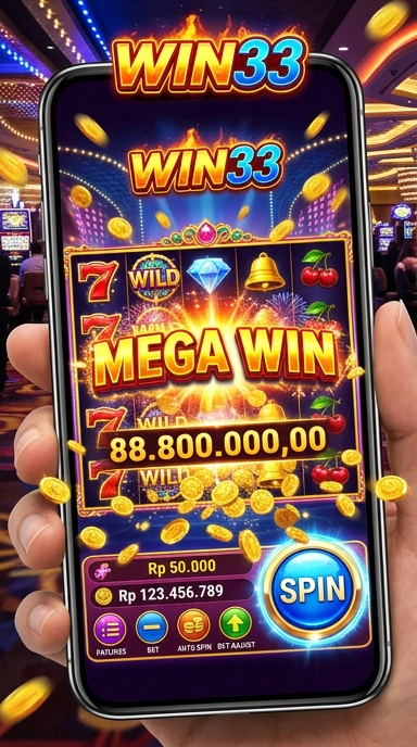Layar utama win33 — antarmuka bersih setelah instalasi